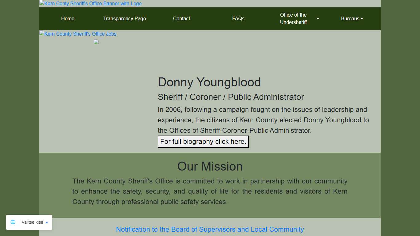 Home Page KCSO